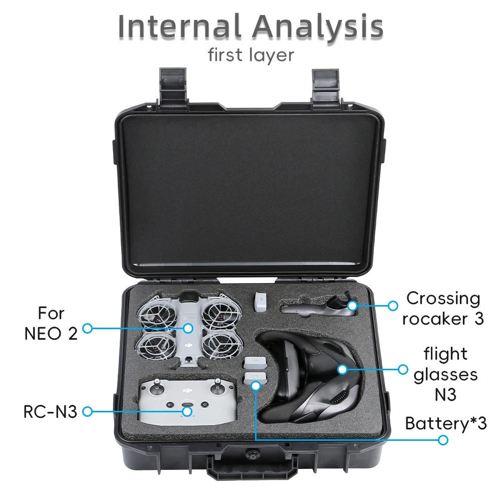 Explosion-proof Suitcase For D - Drone Hard Shell Case review and price