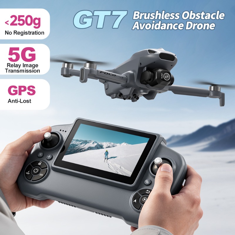 GT7 RC Professional Drone GPS  - Drone Controller Screen review and price